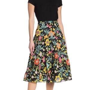 EUC J.Crew Tiered Midi Skirt in Liberty Pavilion Floral Size 4